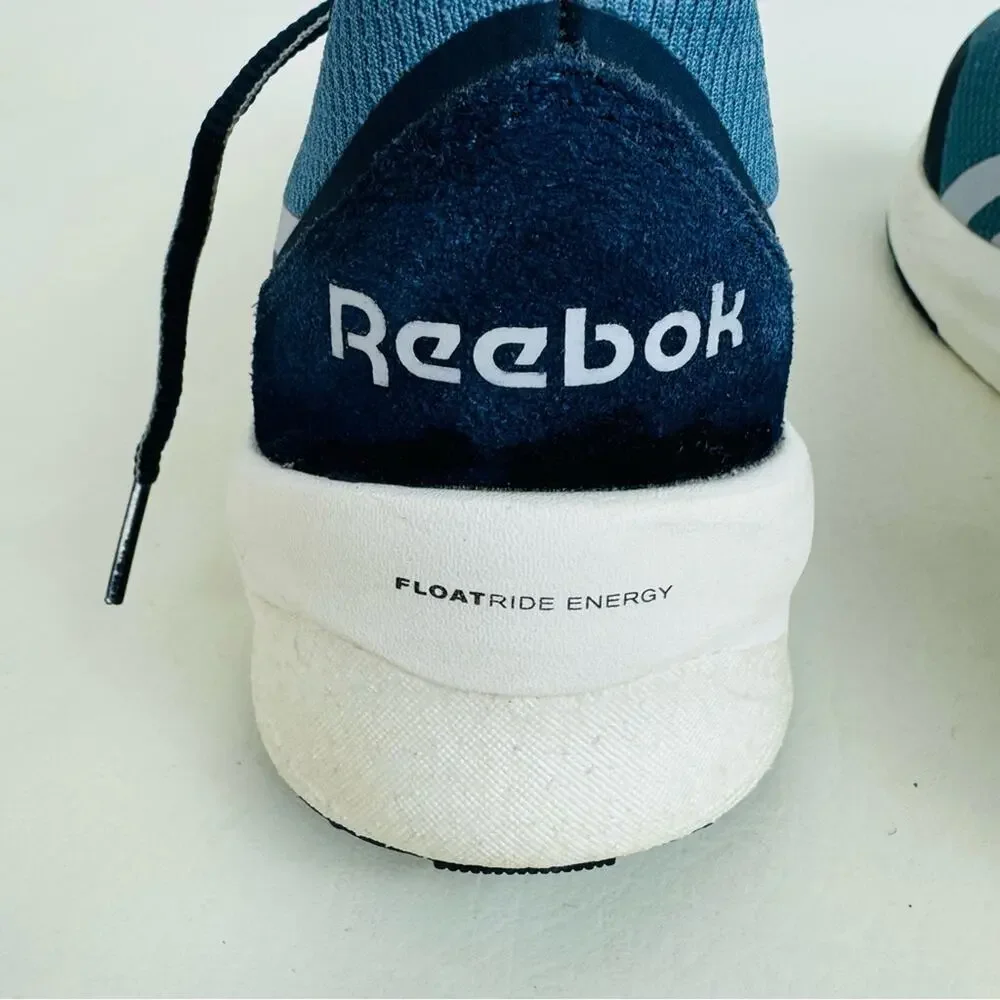 Reebok Womens Floatride Energy Shoes Composite Toe‎ Blue White Sneakers Size 8M